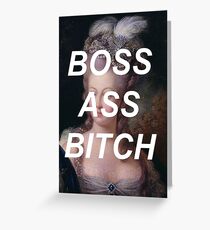 marie antoinette- boss cul chienne Carte de vœux