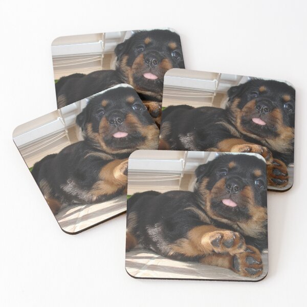Item preview, Cute Rottweiler Puppy Being Playful designed and sold by taiche.