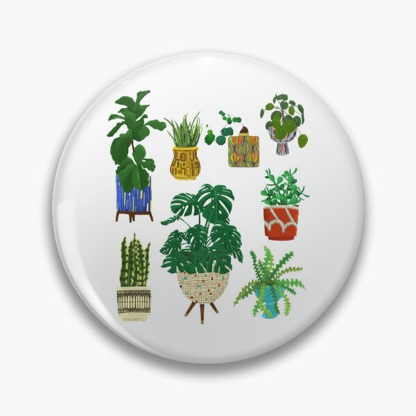 Item preview, Mid Century Modern Pottery with Plants designed and sold by jenbucheli.