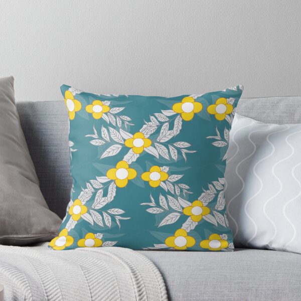 Item preview,  patrón floral amarillo designed and sold by alaa15.