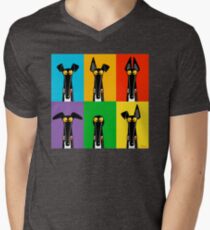 Greyhound Semaphore Men's V-Neck T-Shirt