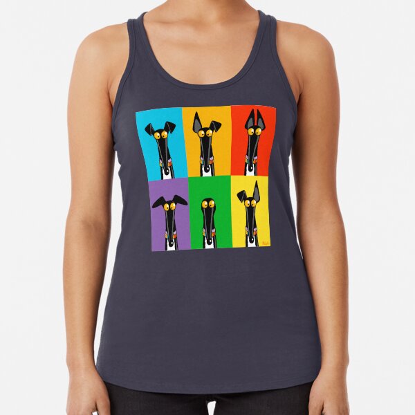 Greyhound Semaphore Racerback Tank Top