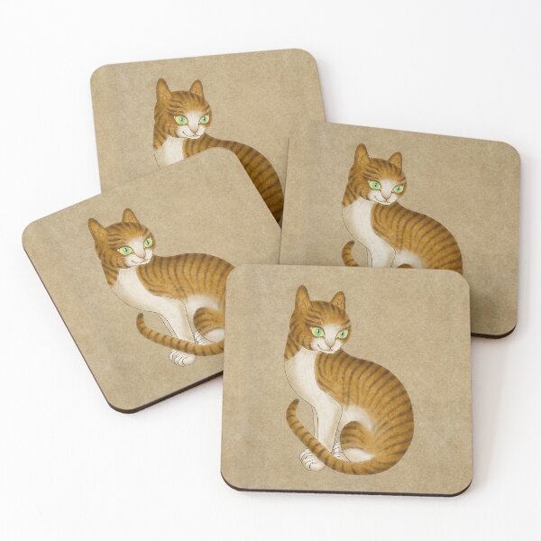 Item preview, Minhwa: A cat-type A (Korean traditional/folk art) designed and sold by minsillust.