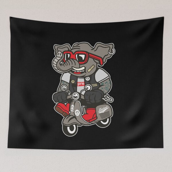 Item preview, Elephant Scootering Tricks designed and sold by Nickelparis.