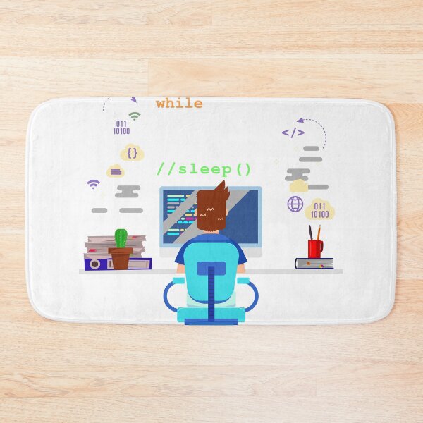 Item preview, Eat Sleep Code Computer Science Programming graphic designed and sold by Lisbob.