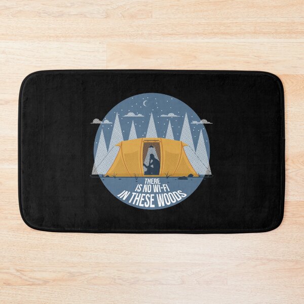 Item preview, There Is No Wifi In These Woods Funny Camping product designed and sold by jakehughes2015.