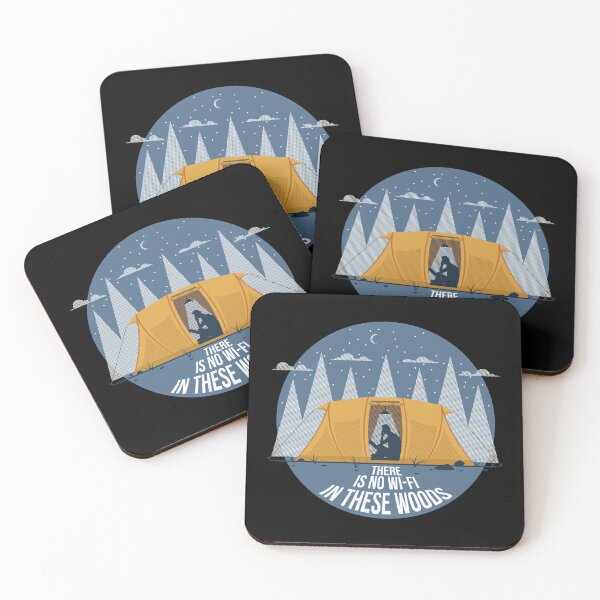 Item preview, There Is No Wifi In These Woods Funny Camping product designed and sold by jakehughes2015.