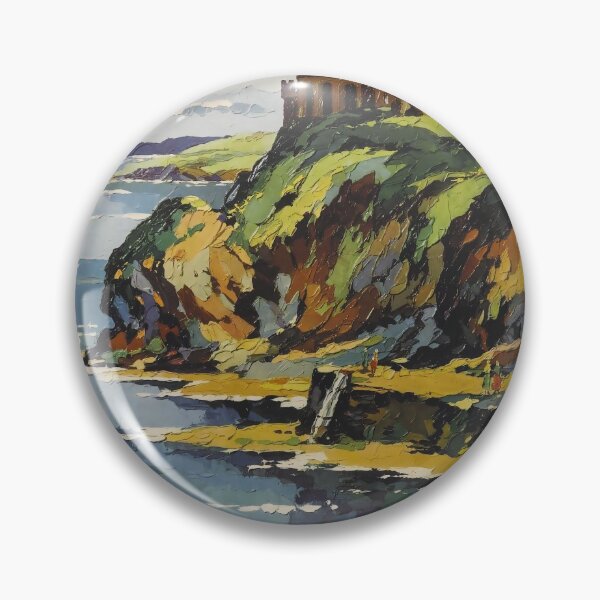 Item preview, Culzean Castle vintage travel poster designed and sold by stickart-marek.