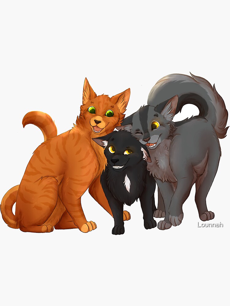 Warrior Cats Ravenpaw Sticker for Sale by Keef-Korner