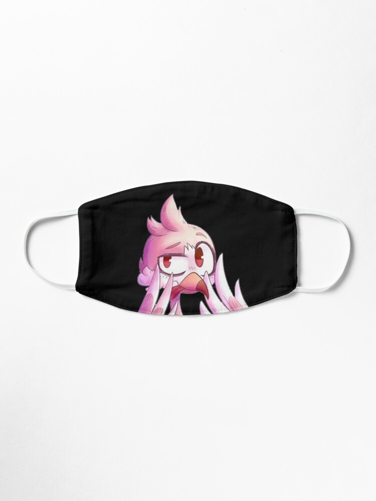 The Flamingo Youtube Mask By Llayahh Redbubble - flamingo roblox mask in real life