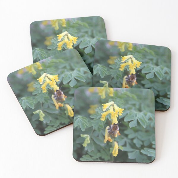 Item preview, Spontaneous yellow rockery wildflowers and their foliage designed and sold by EstelleRossetti.