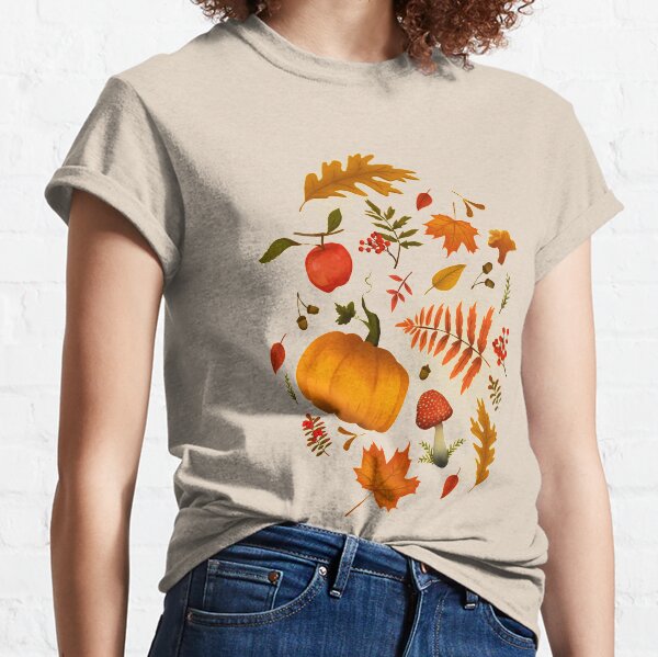 Nordic Autumn Walk in Nature Classic T-Shirt