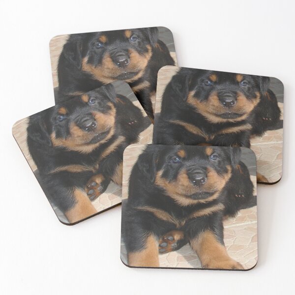 Item preview, Rottweiler Puppy With Perplexed Facial Expression designed and sold by taiche.