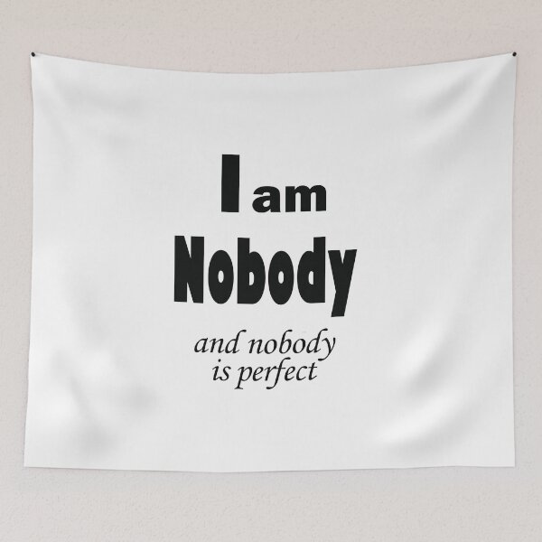 Item preview, Nobody is perfect, Funny Quotes, Sarkasm Gift designed and sold by Kuma518.