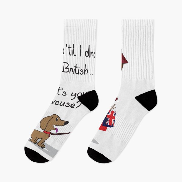 Item preview, Shop 'til I drop! I'm British. What's your excuse? designed and sold by BossyBrit.