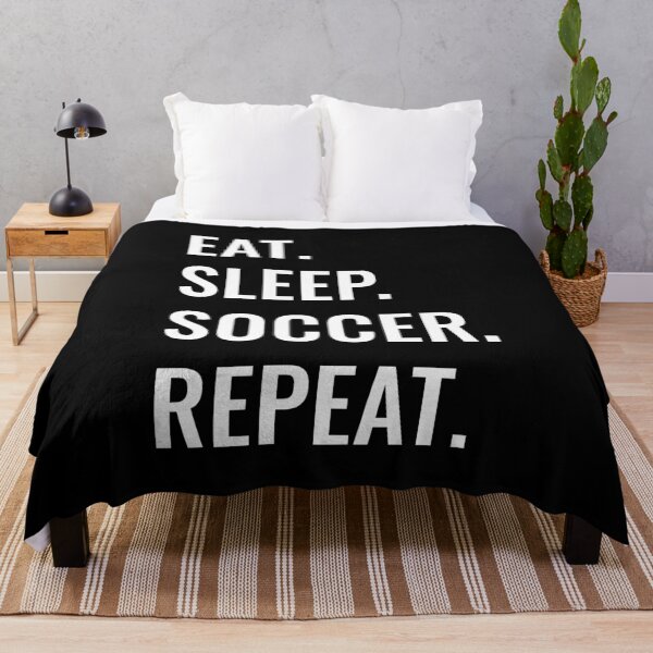 Item preview, Eat Sleep Soccer Repeat designed and sold by manishfzr1995.