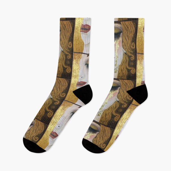 Item preview, Freya’s Golden Tears, in the style of Gustav Klimt designed and sold by MaureenBoyle.