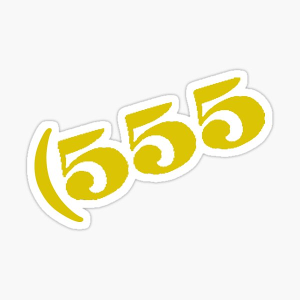 555 Pegatina