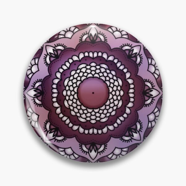 Item preview, Flower Mandala 20 Sepia Reds designed and sold by serenaking.