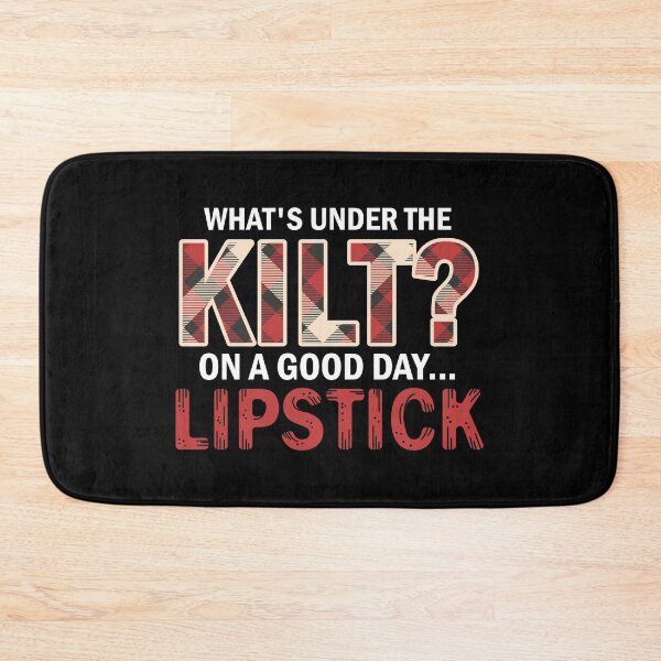 Item preview, What's Under The Kilt Lipstick Scottish Bagpiper Gift designed and sold by haselshirt.