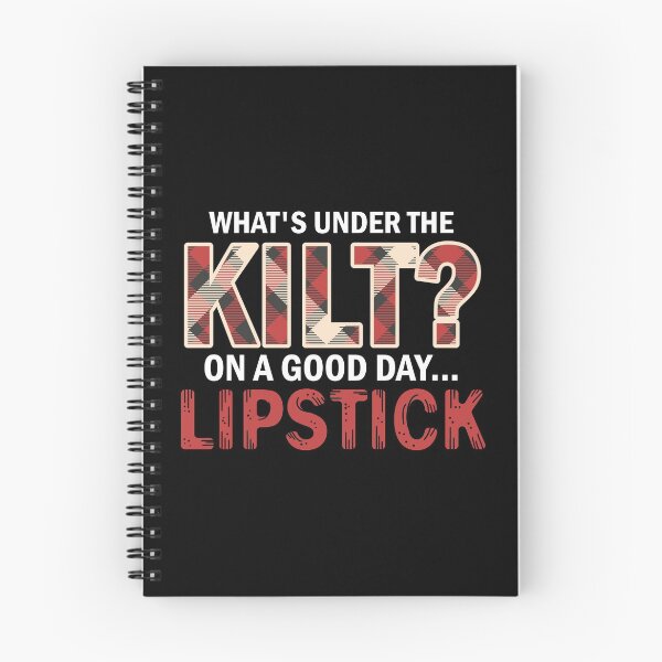 Item preview, What's Under The Kilt Lipstick Scottish Bagpiper Gift designed and sold by haselshirt.
