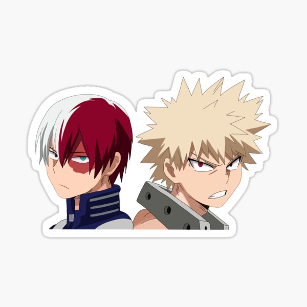 Todoroki and Bakugo Sticker