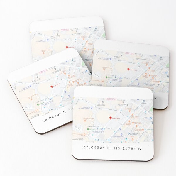 Item preview, Staples Center coordinates designed and sold by Meaningfully.