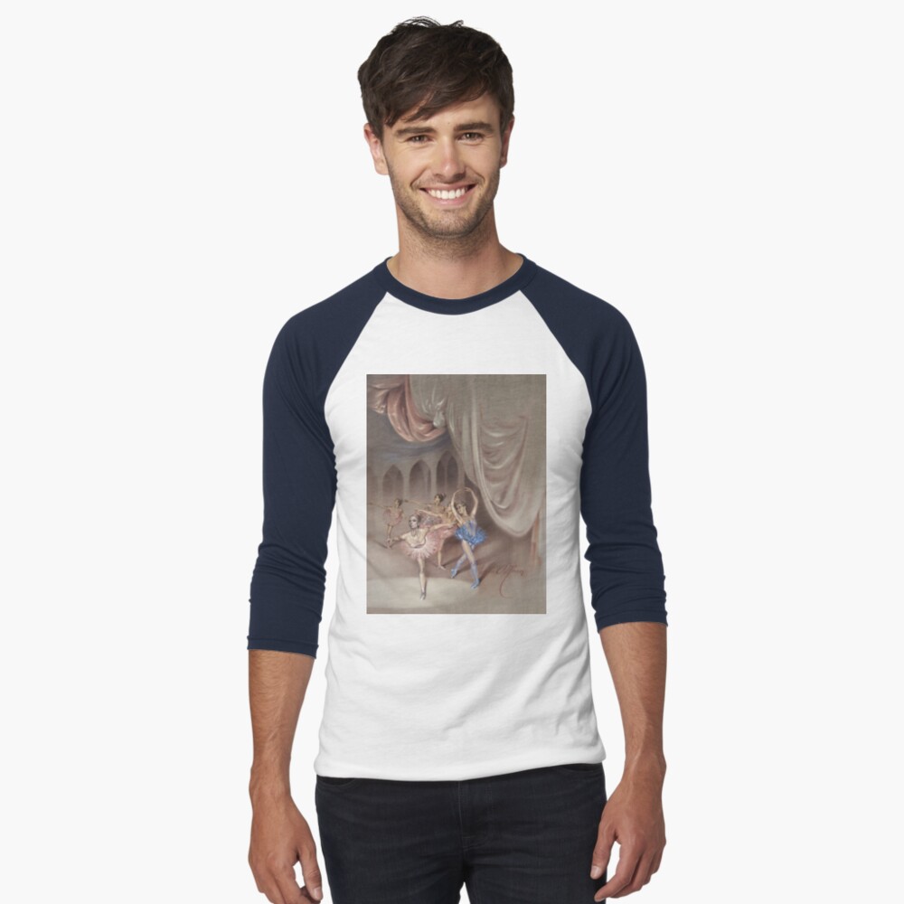 Item preview, Baseball ¾ Sleeve T-Shirt designed and sold by sara-moon.