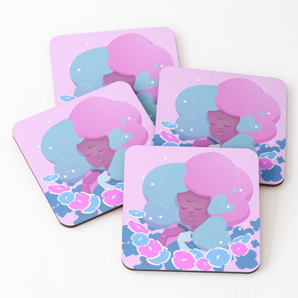 Item preview, Pastel Cotton Candy Garnet portrait designed and sold by bealorart.