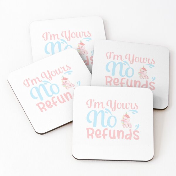 Item preview, Baby Unicorn I'm Yours no Refunds  designed and sold by ToniaKroeger.