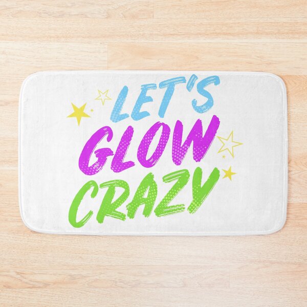 Item preview, Lets Glow Crazy product, 80s Tee, Neon print designed and sold by Lisbob.