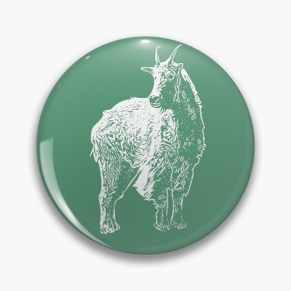 Item preview, Mountain Goat White Print  designed and sold by designsasstultd.