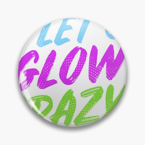Item preview, Lets Glow Crazy product, 80s Tee, Neon print designed and sold by Lisbob.