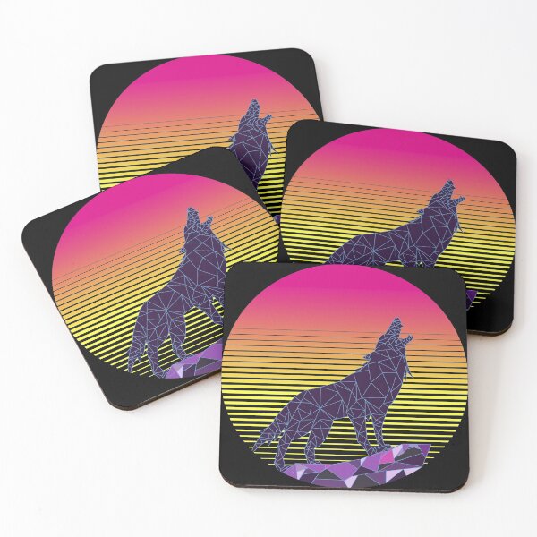 Item preview, Neon Wolf product, 80s Tee, Retro Vintage design designed and sold by Lisbob.