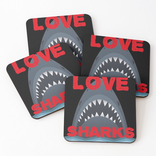Item preview, LOVE SHARKS SAVE SHARKS  designed and sold by Picspot.