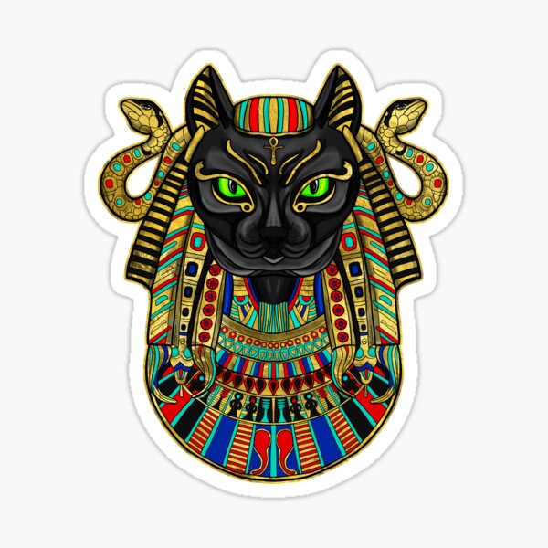Item preview, Bastet Egyptian Goddess designed and sold by k9printart.