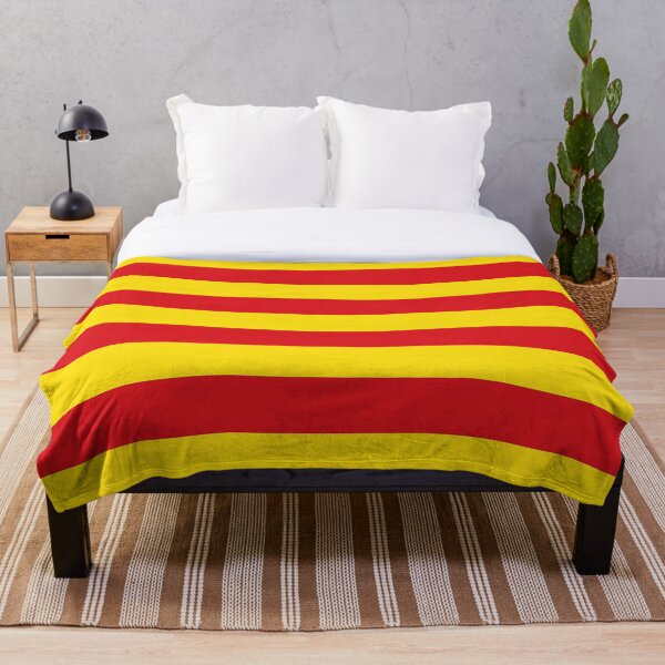 Catalan Flag Gifts, Stickers & Products Throw Blanket