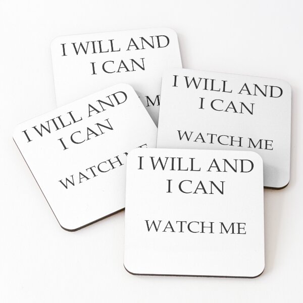 Item preview,  I WILL AND I CAN , WATCH ME - MOTIVATION designed and sold by rajputdhavals.