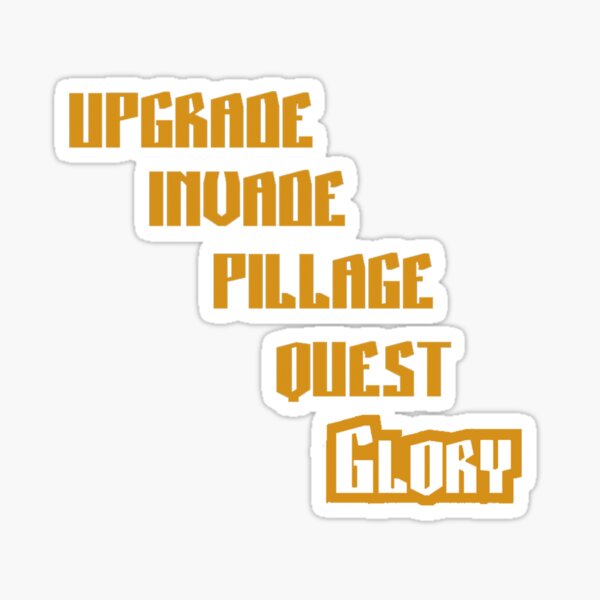 Blood Rage Stickers Redbubble