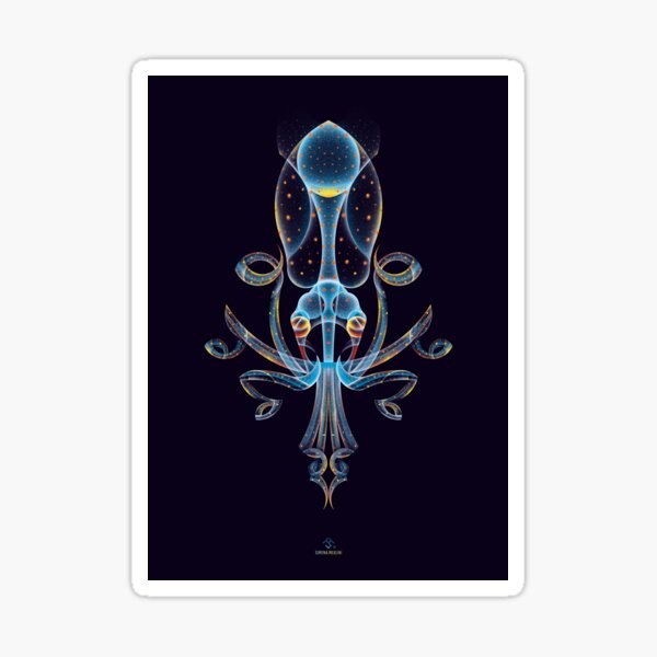 Abyss Squid Sticker