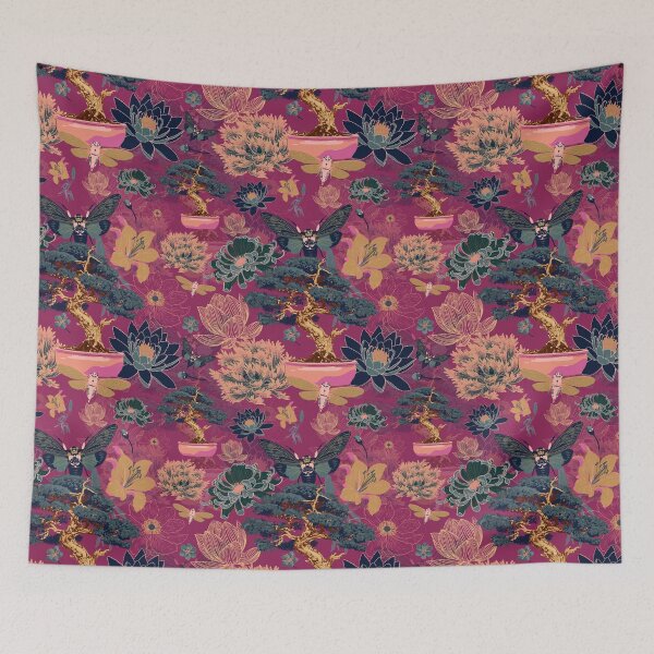 Item preview, Patrón oriental rosa designed and sold by Chelsea Swan.