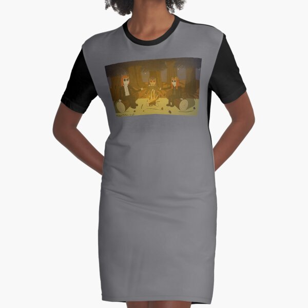 Literally Hell - Forest Graphic T-Shirt Dress