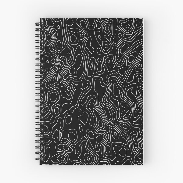 Item preview, Contour map black designed and sold by Makestudio.