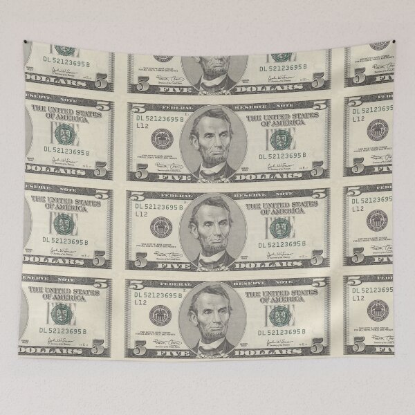 Item preview, United States five-dollar bill - Abraham Lincoln designed and sold by portokalis.