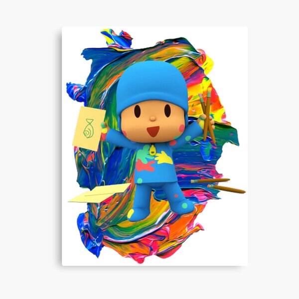 Drawings To Paint & Colour Pocoyo - Print Design 004