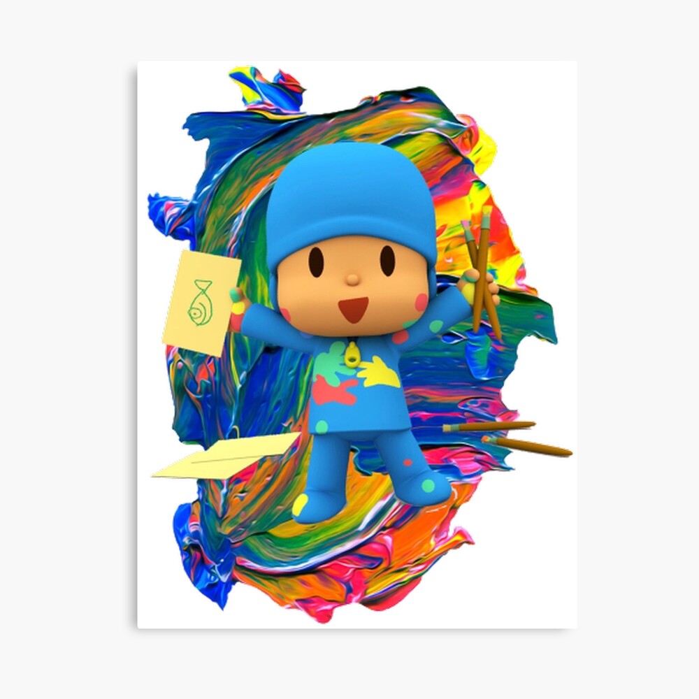 Drawings To Paint & Colour Pocoyo - Print Design 013