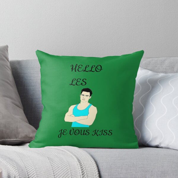 Item preview, tee shirt hello les gars je vous kiss  fun and funny designed and sold by lylasmia.