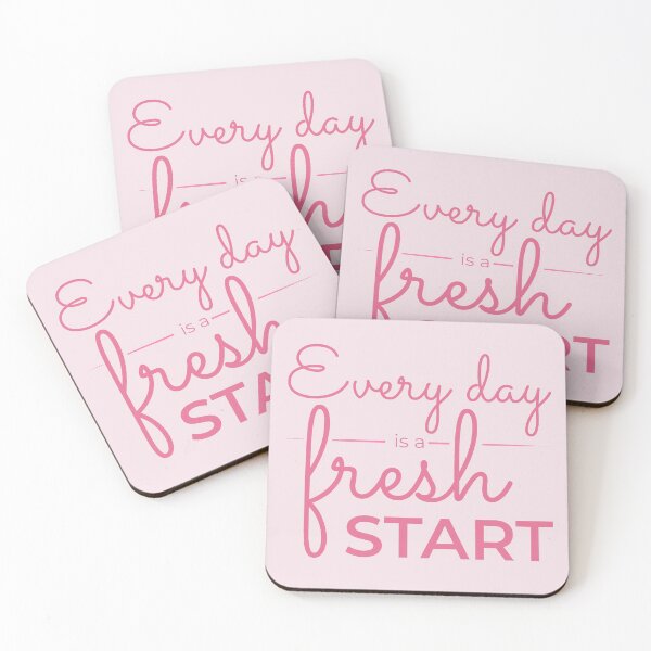 Item preview, Every day is a fresh start  | motivational,motivation | Pink designed and sold by Kinisis.
