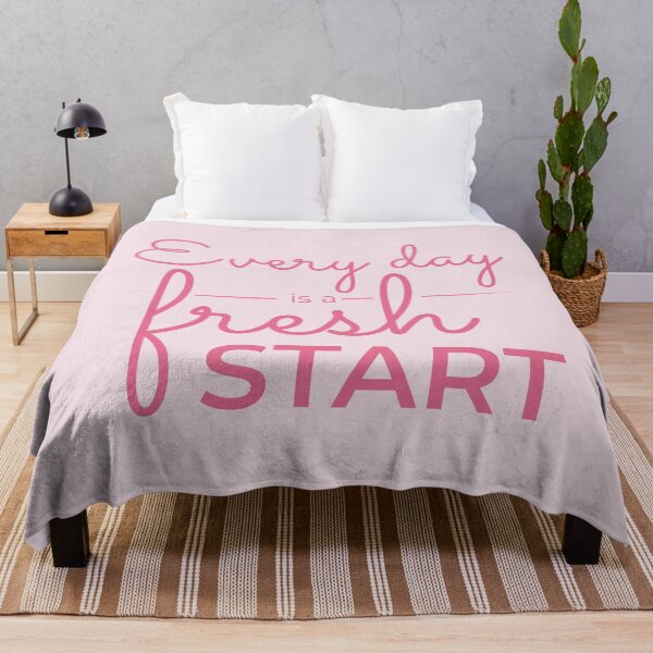 Item preview, Every day is a fresh start | motivational,motivation | Pink designed and sold by Kinisis.