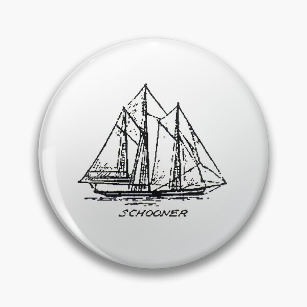 Item preview, Sail Ship, Schooner (Black and white). designed and sold by timothybeighton.